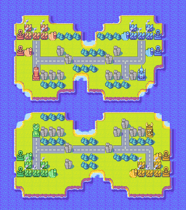 Super Mario BedWars Map (1.20.2, 1.19.4) - 4x4 Map 